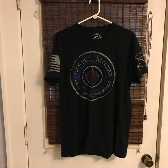 Grunt Style Mens Tee shirt with great print in size Large - Picture 1 of 9